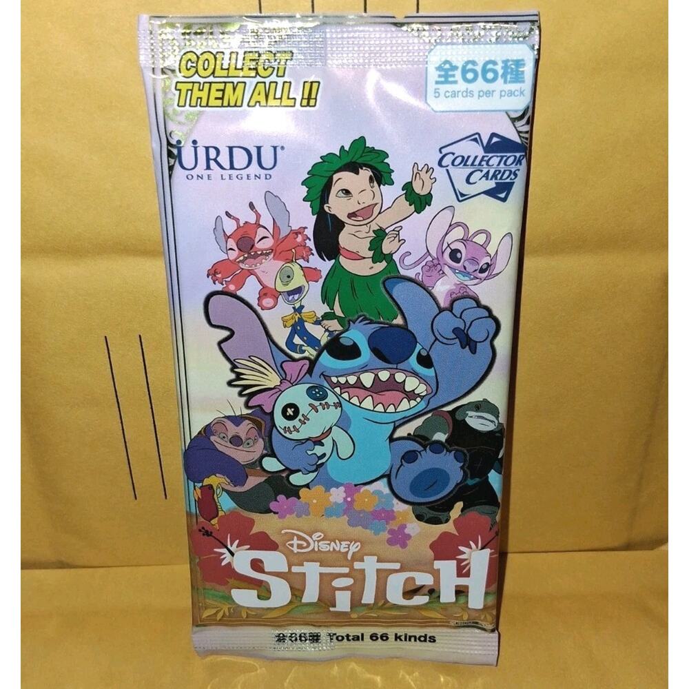 Sealed - Disney STITCH Urdu Collector Cards Pack Hong Kong Disneyland Price Tag